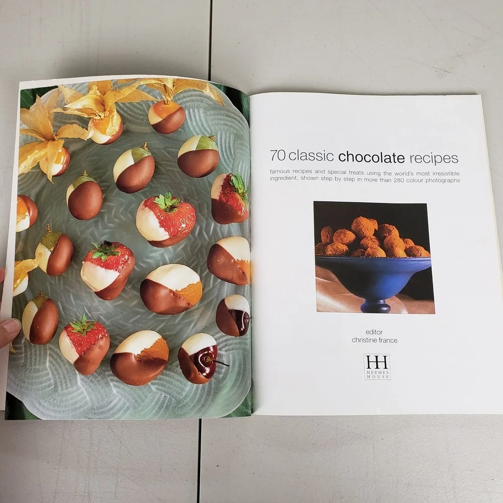 70 Classic Chocolate Recipes Cookbook Christine France Hermes House 2009 Book